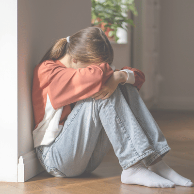 upset girl