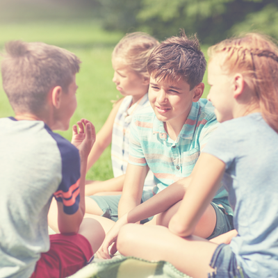 kids, friends, community
